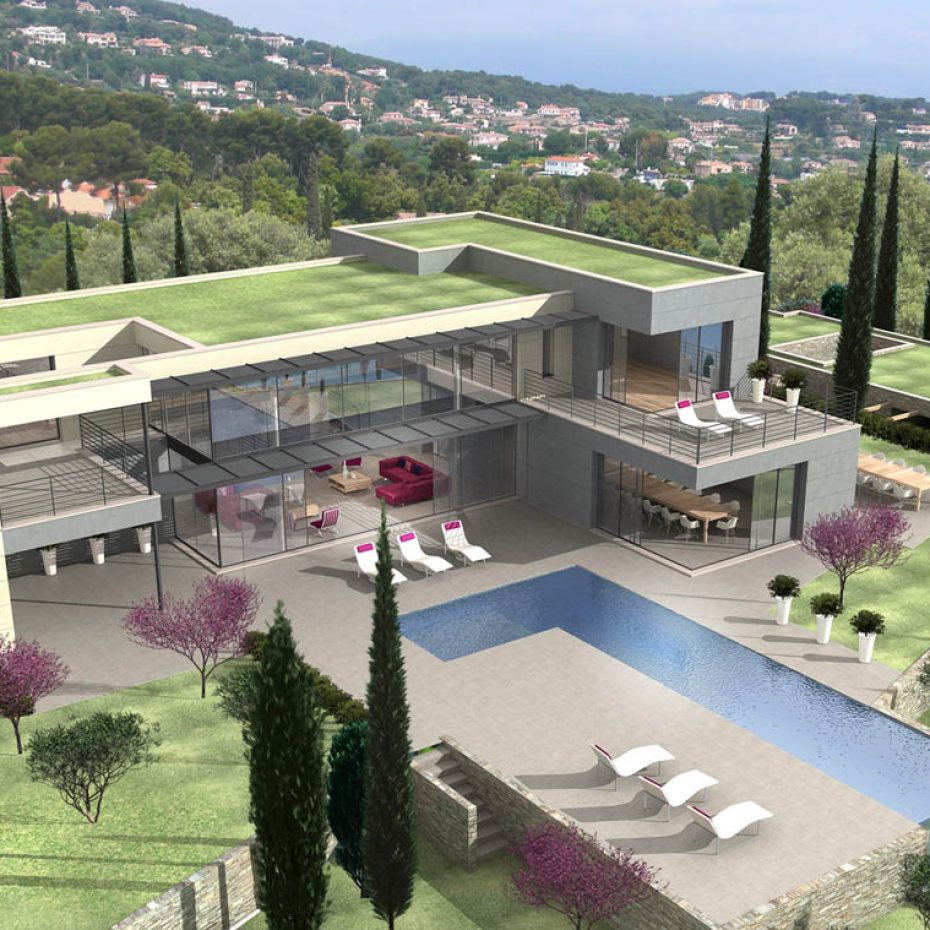Vallauris-Villa-Contemporaine-Piscine